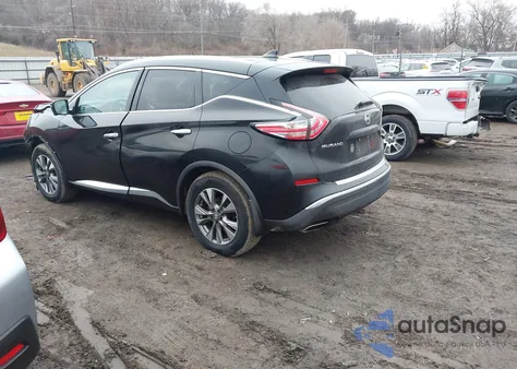 2016 Nissan Murano Sl из США, поврежденный, VIN 5N1AZ2MH2GN164526